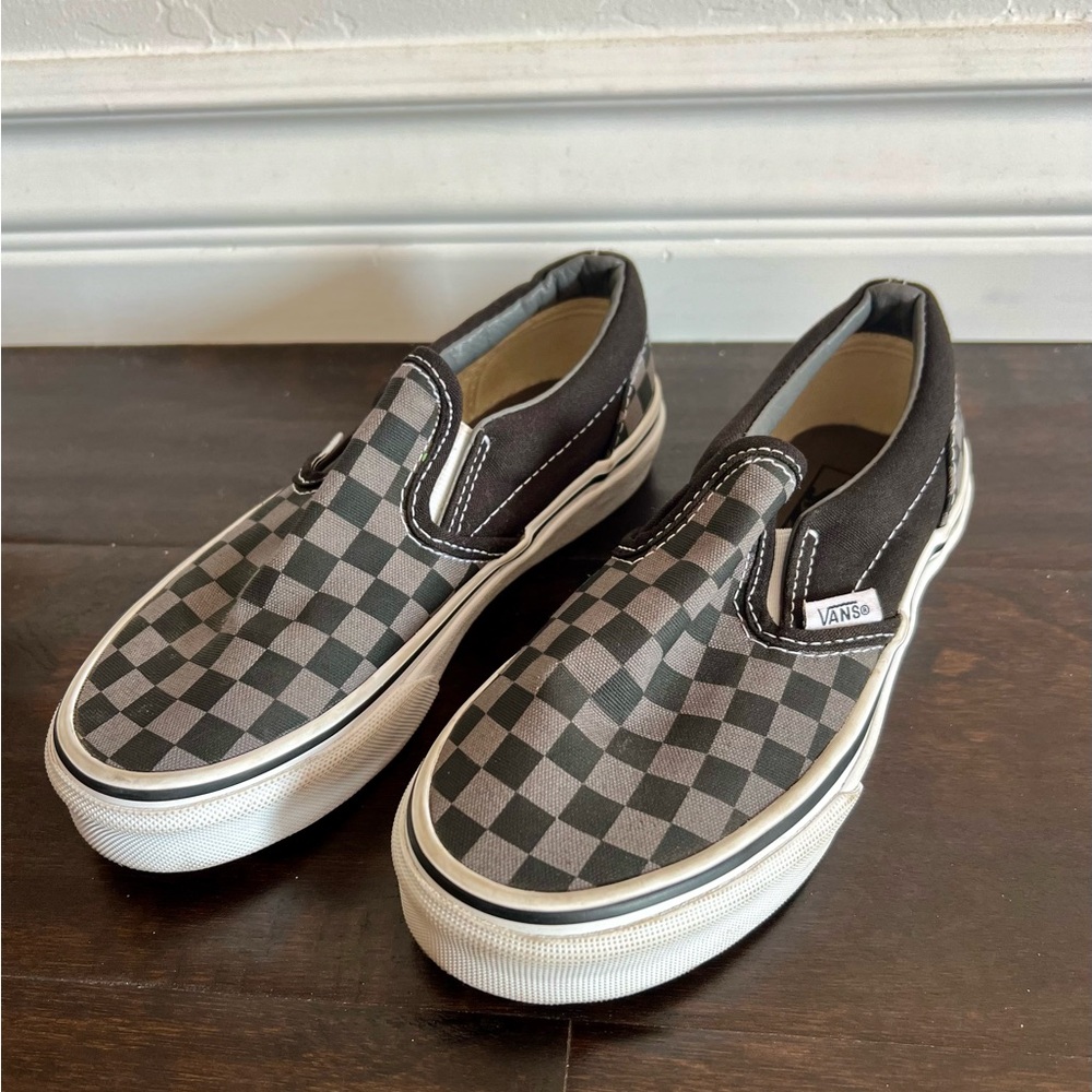 Kids Vans Checkered Slip-On Shoes - Picture 2 of 8